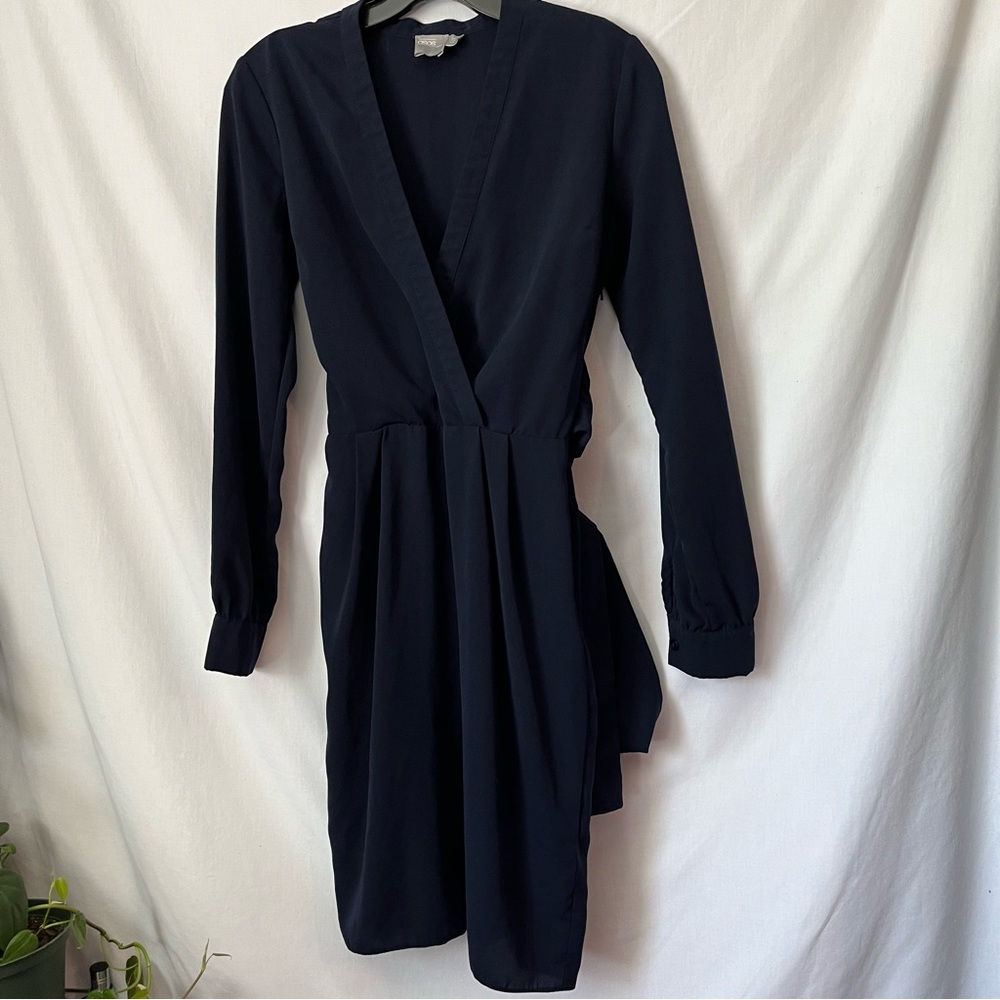 ASOS navy blue dress
